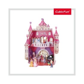 Cubic Fun - Puzzle 3D si Stickere Aniversarea Printesei 95 Piese Cubic Fun - 1